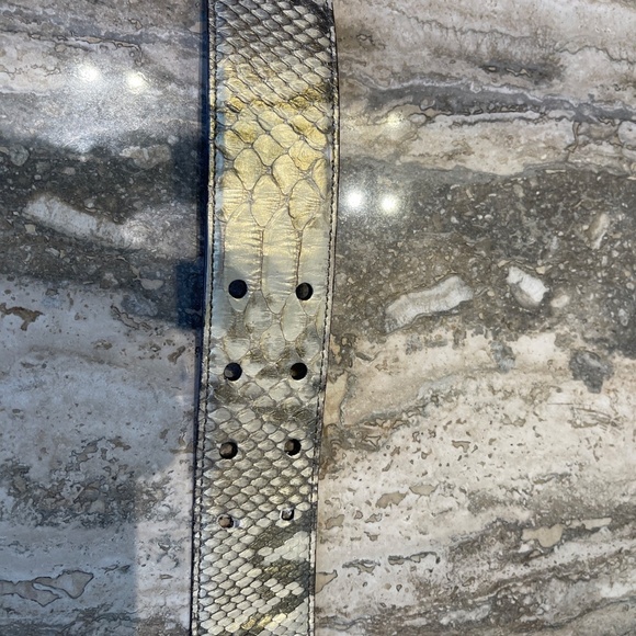 FERRAGAMO SNAKE SKIN BELT